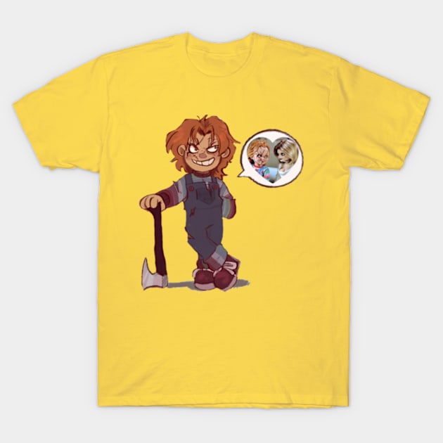 Chucky t-shirt T-Shirt by Hitamshop